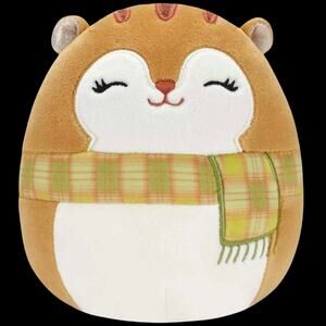 Squishmallows 16" Plush - Harvest Squad Orange Squirrel - Erin